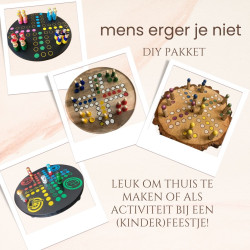 Mens erger je niet DIY pakket