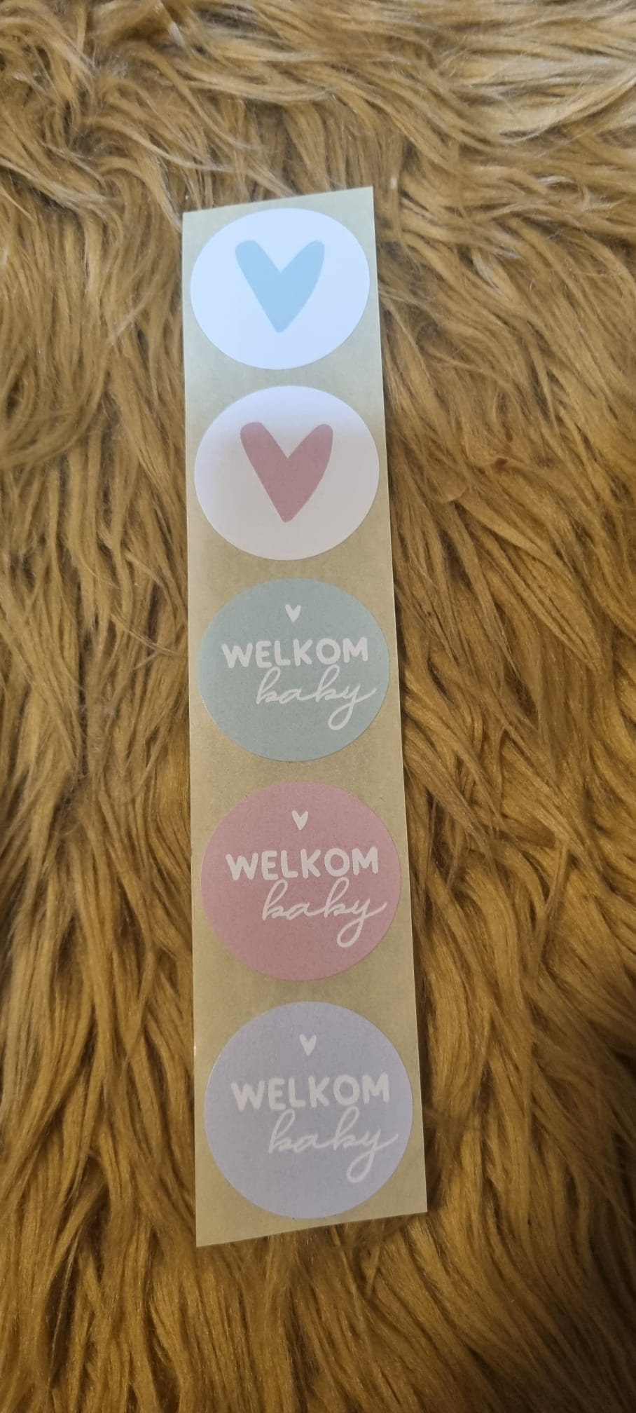 Stickerset Welkom Baby