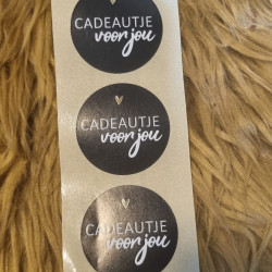 Stickerset Cadeautje voor jou