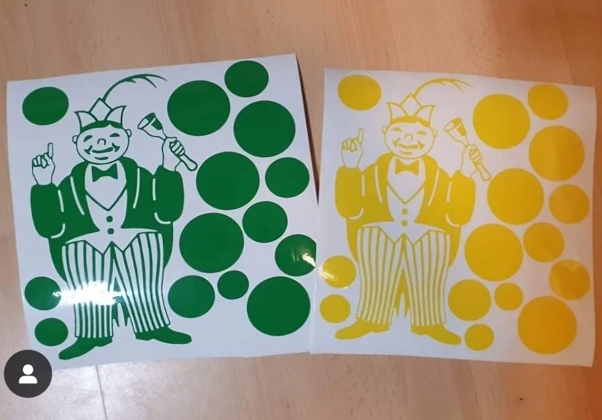 Raamstickers Wuilus