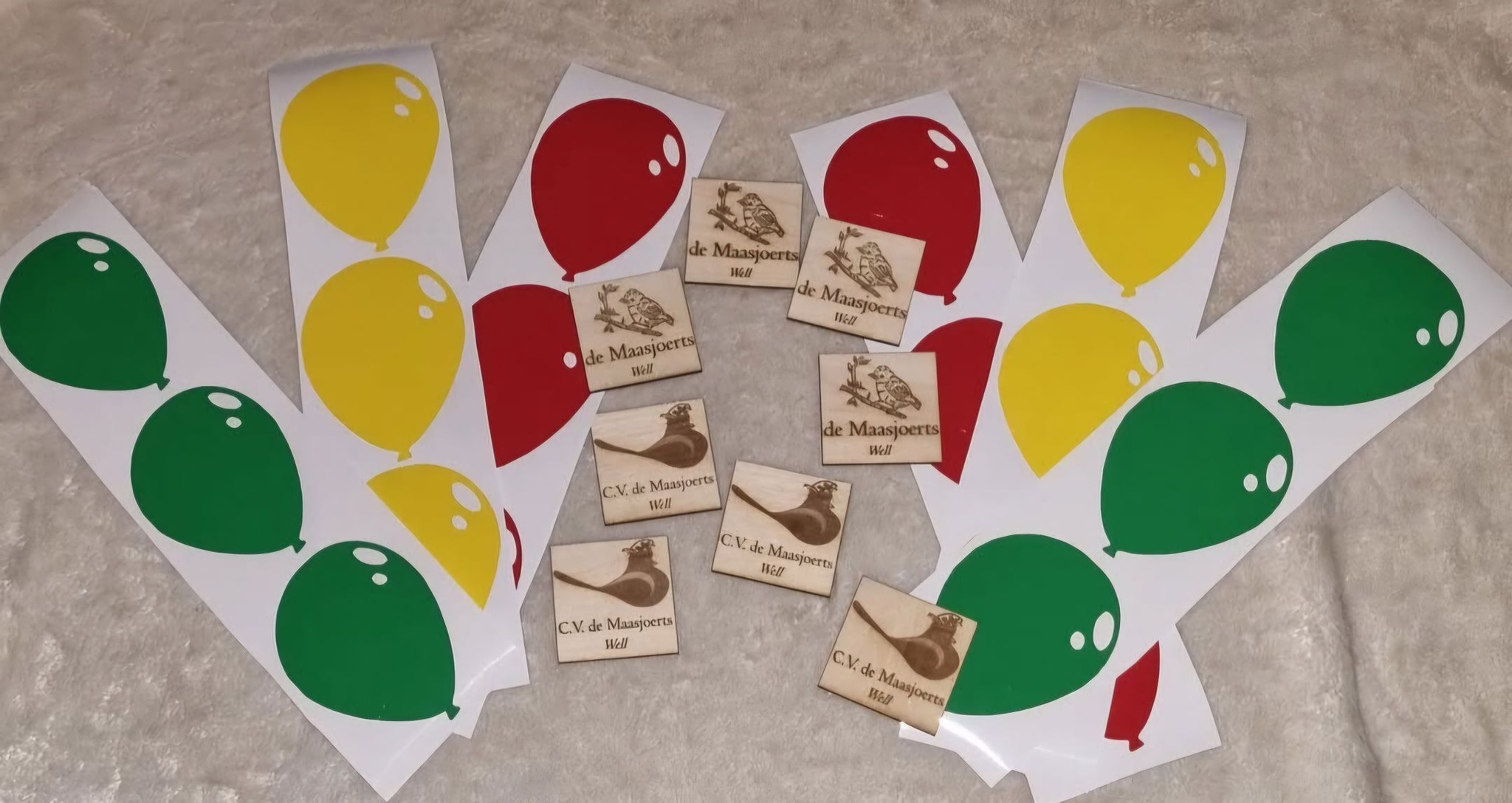 Raamstickers ballonnen
