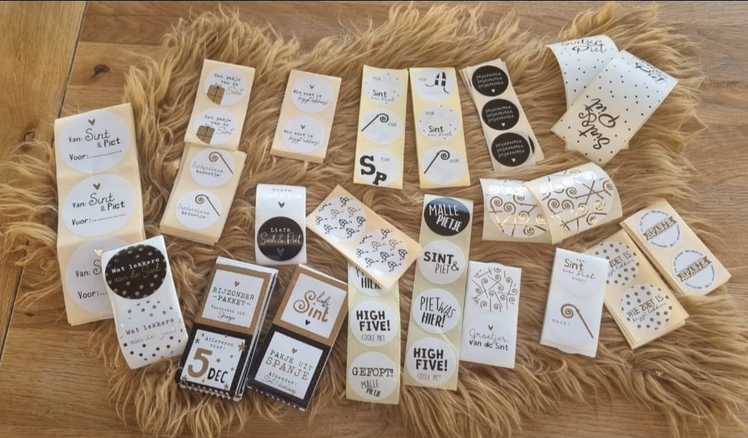 Stickerpakket Sint & Piet